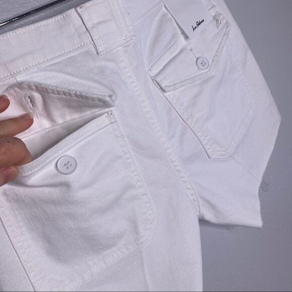 Sam Edelman Lotus Raw Edge Utility Shorts Size 2 - Picture 12 of 12